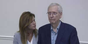 Robbin Taylor,the state director to Mitch McConnell,intervenes.