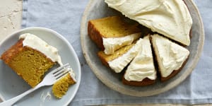 ***EMBARGOED FOR GOOD WEEKEND,JUNE 4/22 ISSUE*** Helen Goh recipe:Favourite orange cake Photograph byÂ WilliamÂ Meppem (photographer on contract,no restrictions)