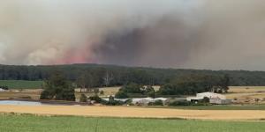 Bushfire burning near Ballarat downgraded to ‘advice level’