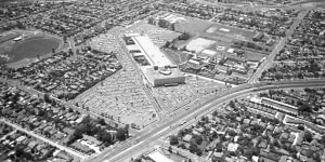 Aerial view of Chadstone Shopping Centre circa 1970.