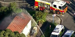 Woman dead,teens pulled from house fire in Sydney’s south-west