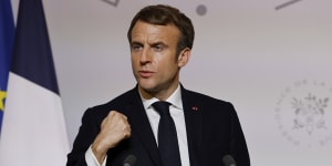 France’s President Emmanuel Macron has previously said Europe should have its own army,separate to NATO.