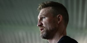 By declaring he wants to continue in his role as Collingwood coach beyond this season,Nathan Buckley has turned the focus back on the decision-makers at the club.