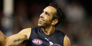 Eddie Betts was spectacular against the Western Bulldogs.