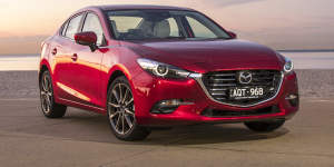 The Mazda3 was Canberra's best-selling car in a slow first quarter for the industry.