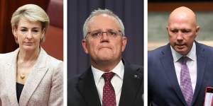 Scott Morrison has given Michaelia Cash and Peter Dutton new portfolios in a cabinet reshuffle.