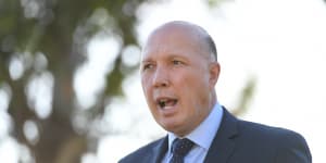 Home Affairs Minister Peter Dutton has taken aim at China.