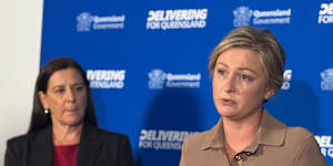 Child Safety Minister Amanda Camm said claims children were sleeping on floors were false,and staff had provided “brand new” bedding and clothing.
