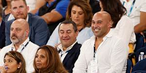 Delia at the 2020 Australian Open. Outgoing Tennis Australia boss Craig Tiley credits the chef with much of the impetus behind the event’s showcasing of Melbourne food.