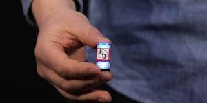 LEGO smart bricks are shown during a LEGO news conference ahead of the CES tech show Monday,Jan. 5,2026,in Las Vegas. (AP Photo/Abbie Parr)