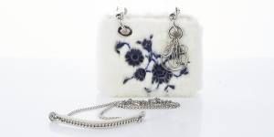  A limited edition white fur Dior bag was the highest-selling item in the clothes and accessories auction.