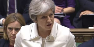 'Morally right and legally right':May defends strike on Syria