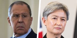 Sergei Lavrov and Penny Wong 