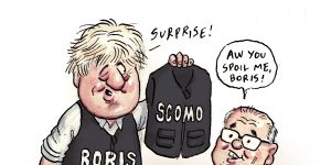 Boris Johnson and Scott Morrison.