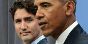 Justin Trudeau said he was deeply disappointed at the US decision,while Barak Obama wasted no time in criticising Trump's call. 