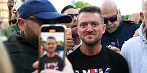 Tommy Robinson has a history of stalking and inciting violence.