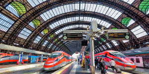 Trains are your best bet for travelling Europe with high-school age kids.