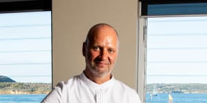 Michelin-starred L’Enclume chef Simon Rogan at Bathers’ Pavilion.
