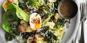 Hail kale! Adam Liaw's winter Caesar salad.