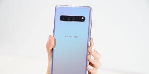 The Samsung Galaxy S10 5G is bigger and fancier than other S10 models,but comes at a high price.