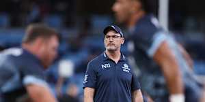 Waratahs coach Dan McKellar.