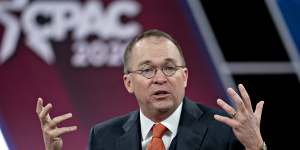 Mick Mulvaney resigned as special envoy to Northern Ireland. 