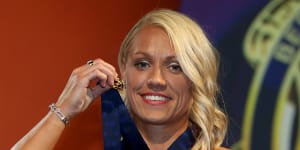 AFLW:Erin Phillips wins competition's inaugural best and fairest award 