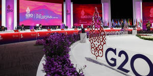 Indonesia holds the G20 presidency this year and will host the leaders summit in Bali in November.