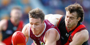 The Brisbane Lions were down five players during their upset loss to the Bombers on Sunday.