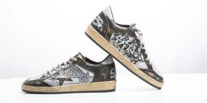 Sneaker brand Golden Goose offers a customised graffiti service on your new kicks. 