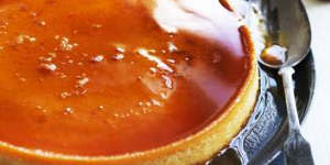 Adam Liaw's sweet pumpkin flan.