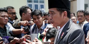 On the road with Joko Widodo in his quest for a second term