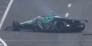 Indy 500 winner suffers ‘huge collision’ with wall