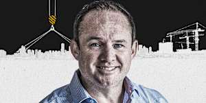Mathew Quinlan admitted to promoting his wife’s workwear company while he worked as a superintendent on Big Build job sites.
