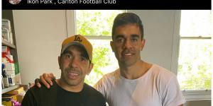 A social media post to Eddie Betts’ Instagram account in recent weeks.