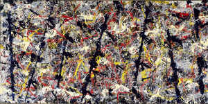 Jackson Pollock’s Blue Poles.