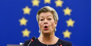 European Commissioner for Home Affairs,Ylva Johansson.