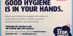 Australian Government coronavirus advertising campaign.