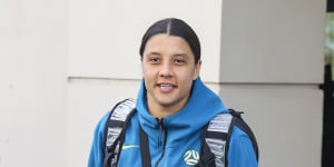 Nothing clear with Sam Kerr’s injury but World Cup group-stage return no guarantee