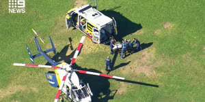 Boy in critical condition after fall at Sydney primary school