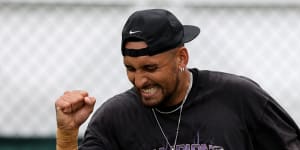 ‘All the drinking and partying,I’m like 57’:Kyrgios’ timeline for tennis exit