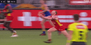 Willie Rioli incident:The moment of impact.