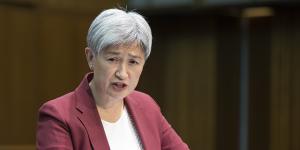 Foreign Affairs Minister Penny Wong has revived discussion of a two-state solution and recognition of Palestine.