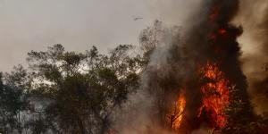 Fire crews tackle flare ups on the Hillville Fire 