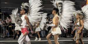 The Timor-Leste Pride group on Oxford Street.