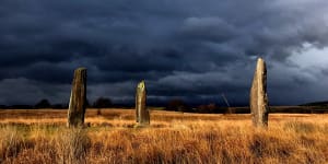 Standing Stones on Machrie Moor,Arran,Scotland. 