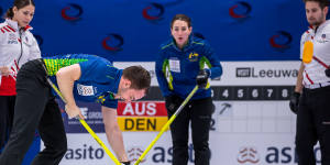 Australia will will play their opening match in the curling on February 2.