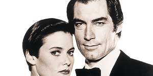 Timothy Dalton and Carey Lowell starred in Licence To Kill.