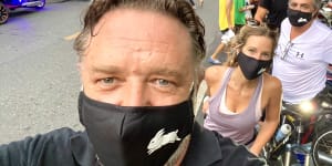 Russell Crowe is in Bangkok filming.