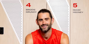 New signing Brodie Grundy brings strong leadership to the Swans.